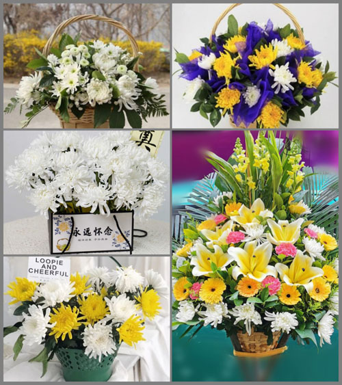 山东青岛胶州市胶莱镇刘家花园村白事提篮配送